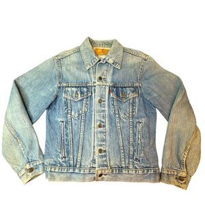 80’s 90’s LEVI’s Vintage Denim Trucker Jacket Size 40 Large XL